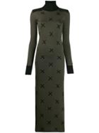 Rossignol Cross Detail Sweater Dress - Green