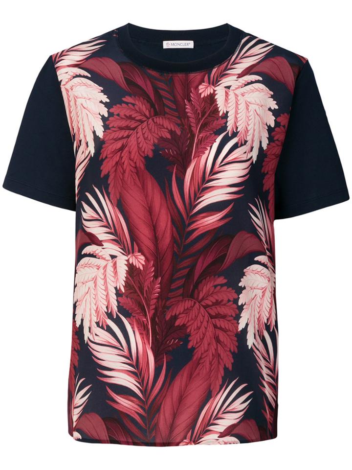 Moncler Floral Short-sleeve T-shirt - Blue