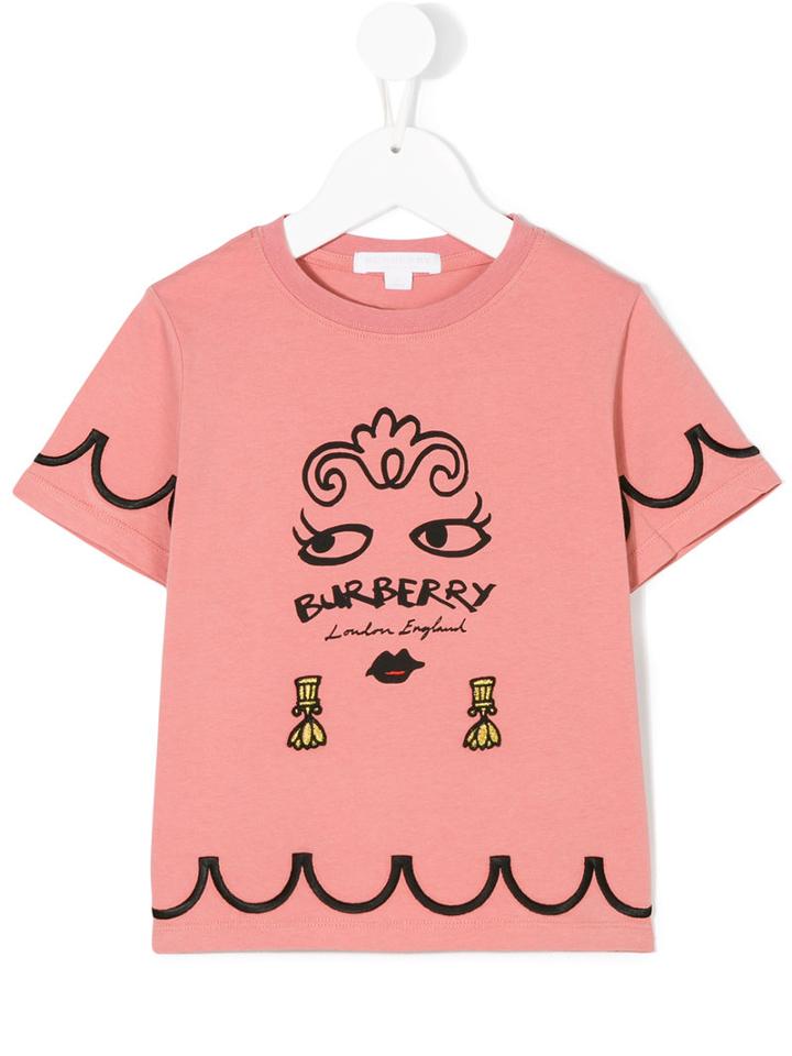 Burberry Kids - Fiona Sweat Top - Kids - Cotton - 4 Yrs, Pink/purple