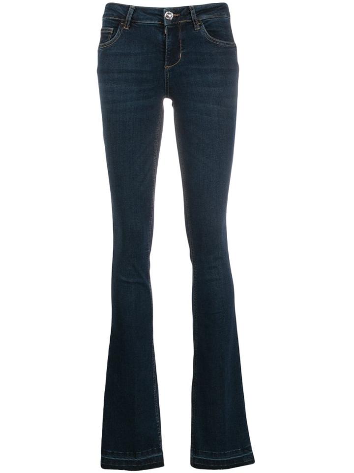 Liu Jo Crystal- Embellished Jeans - Blue
