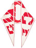 Gucci Geometric Logo Print Scarf - Red