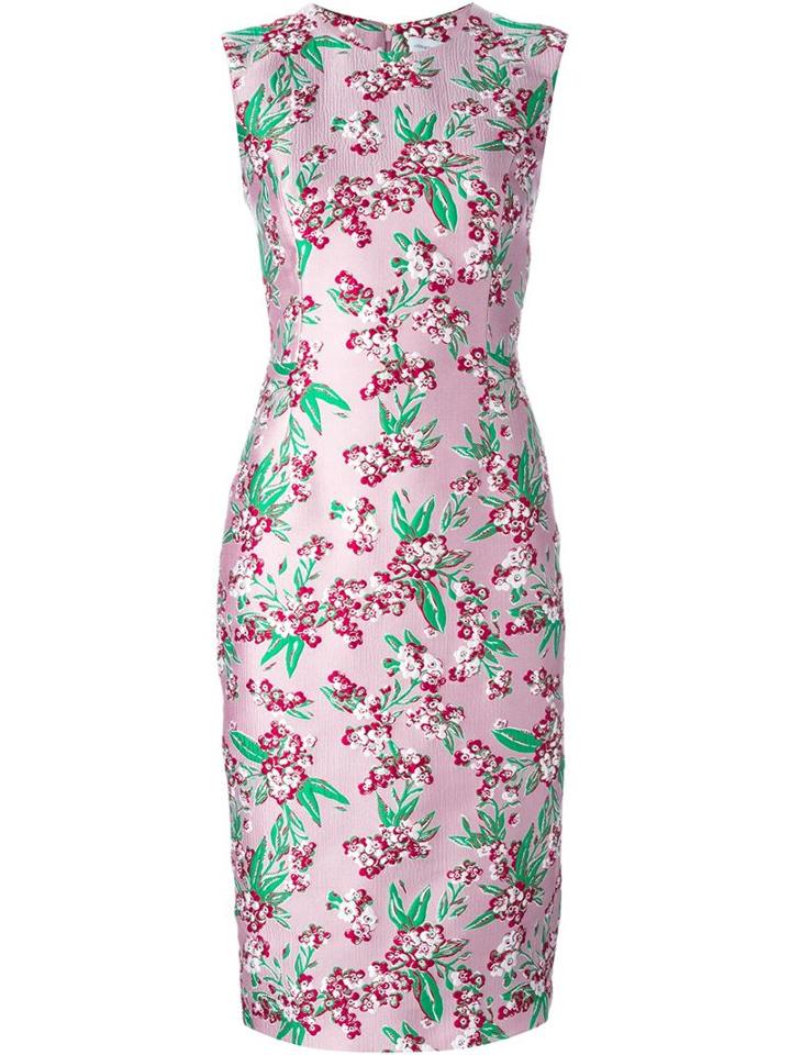 Jonathan Saunders 'bevan' Dress, Women's, Size: 40, Pink/purple, Acetate/silk