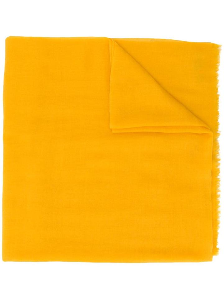 Denis Colomb Toosh Lisse Shawl - Yellow