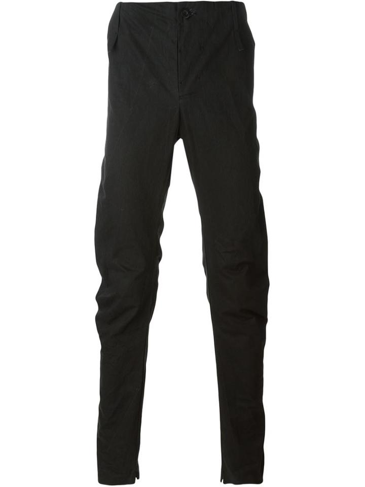 Lost & Found Ria Dunn Tapered Trousers, Men's, Size: Large, Black, Cotton