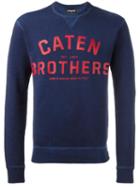 Dsquared2 'caten Brothers' Sweatshirt, Men's, Size: Xxl, Blue, Cotton