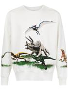 À La Garçonne Printed Sweatshirt - White