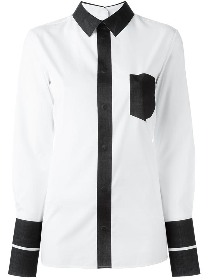 Maison Margiela Colour Block Shirt - White