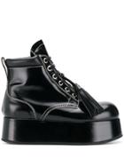 Marni Platform Tassel Detail Boots - Black