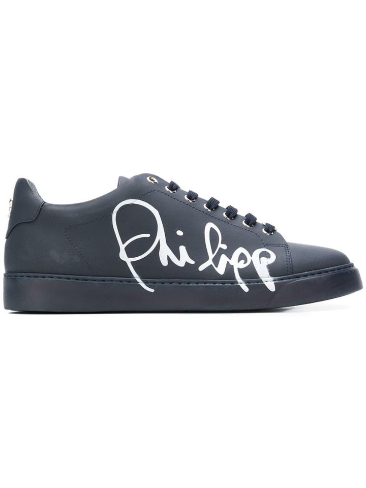 Philipp Plein Low Top Sneakers - Blue