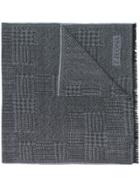 Ermenegildo Zegna Glen Scarf - Grey