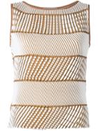 Issey Miyake Men - Cloqué Top - Women - Polyester - 2, White, Polyester