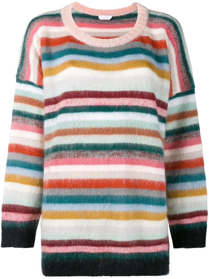 Chloé Striped Jumper, Women's, Size: Small, Mohair/wool/polyamide/cashmere