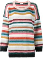 Chloé Striped Jumper, Women's, Size: Small, Mohair/wool/polyamide/cashmere