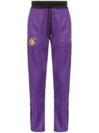 Marcelo Burlon County Of Milan Lakers Logo Sweatpants - Purple