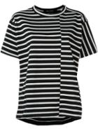 Sofie D Hoore Striped Oversized T-shirt, Women's, Size: 34, Black, Cotton