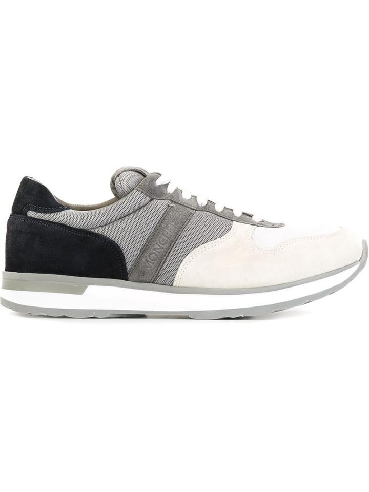 Moncler New Montego Sneakers, Men's, Size: 43, Black, Leather/foam Rubber/suede/nylon