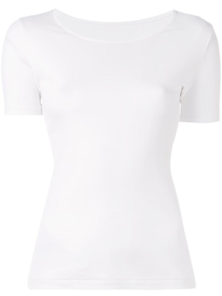 Yohji Yamamoto - Short Sleeve T-shirt - Women - Cotton - 2, White, Cotton