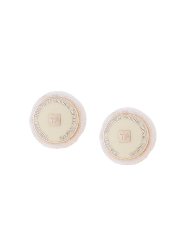 Theatre Products Branded Round Clip-on Earrings - Nude & Neutrals