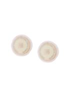 Theatre Products Branded Round Clip-on Earrings - Nude & Neutrals