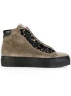 Kennel & Schmenger Embellished Lace Up Sneakers - Grey