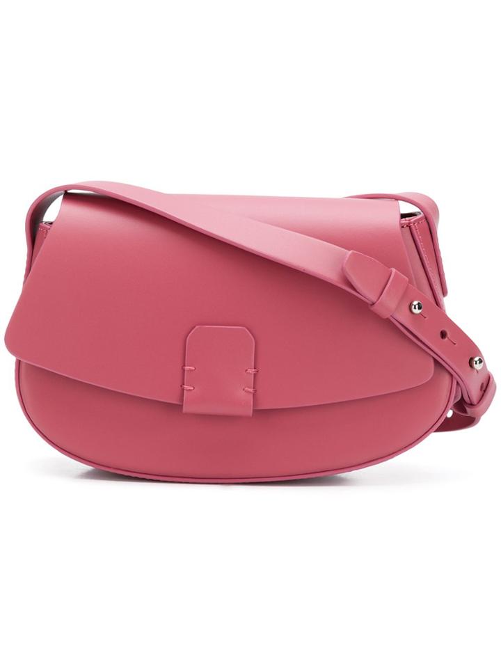 Nico Giani Giani Buckle Crossbody Bag - Pink & Purple