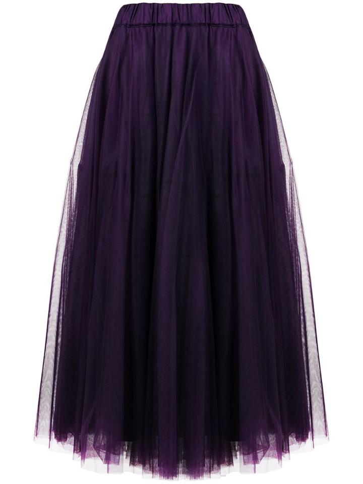 P.a.r.o.s.h. Nylla Tulle Skirt - Purple