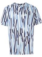 Christopher Kane Asymmetric Striped T-shirt