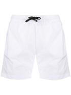 Roberto Cavalli Logo Print Swim Shorts - White