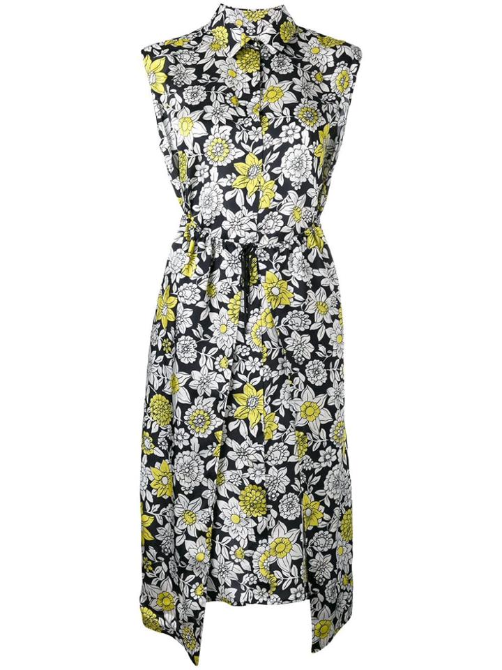 Christian Wijnants Sleeveless Floral Print Dress - Multicolour