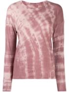 Raquel Allegra Tie-dye Sweatshirt Top - Pink