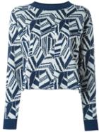 See By Chloé Geometric Intarsia Jumper