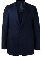 Cerruti 1881 Two Button Blazer, Men's, Size: 50, Blue, Wool