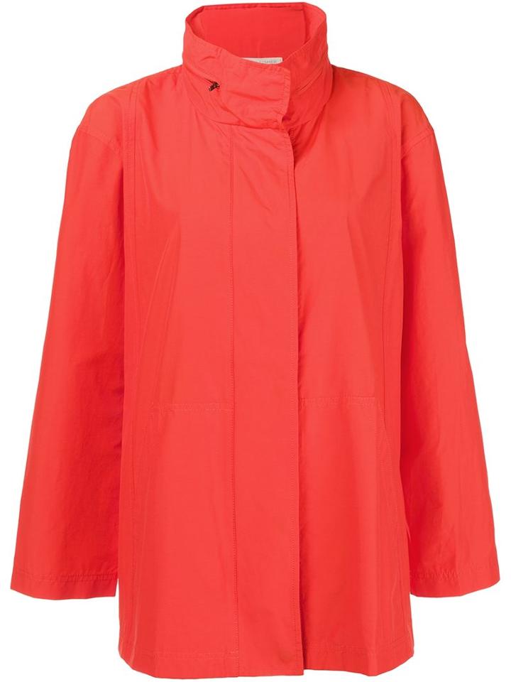 Eileen Fisher Funnel Neck Raincoat
