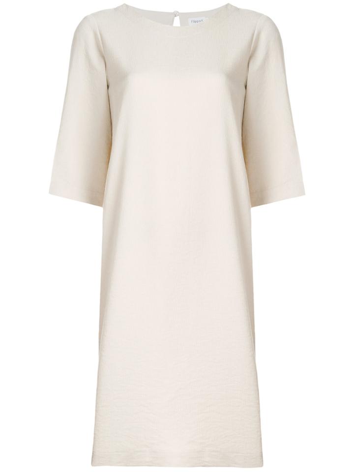 Filippa-k Textured Tee Dress - Nude & Neutrals