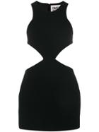 Fausto Puglisi Cut-detail Fitted Dress - Black