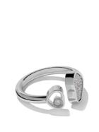 Chopard 18kt White Gold Happy Hearts Diamond Ring