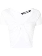 Jacquemus V Neck T-shirt - White