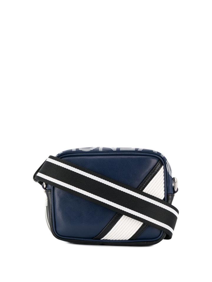 Givenchy Logo Print Satchel Bag - Blue