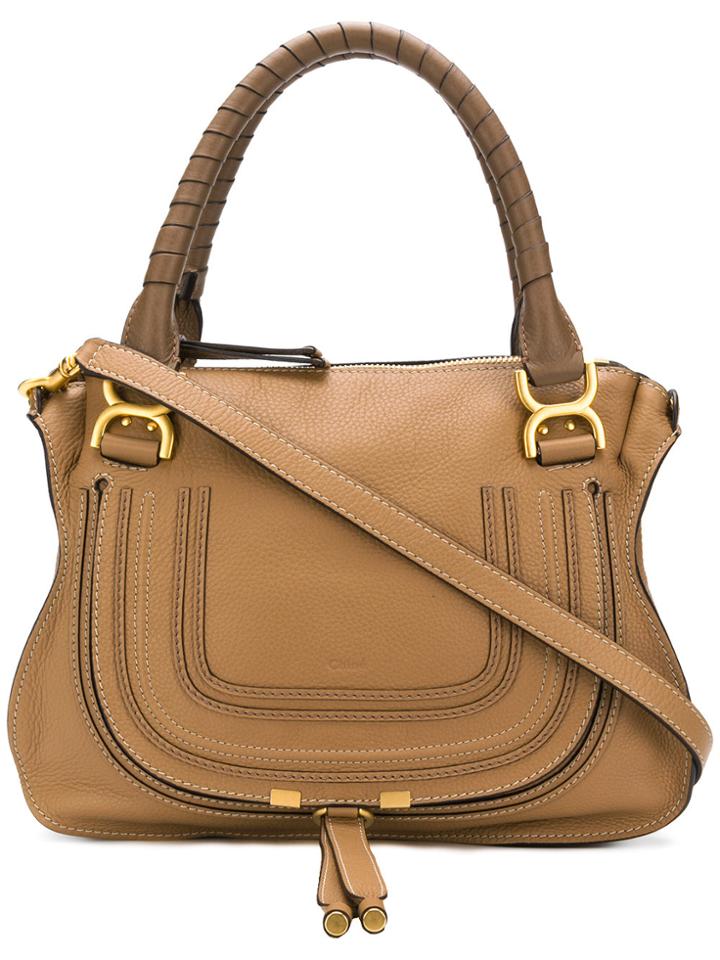 Chloé Marcie Medium Tote - Brown