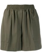 Brunello Cucinelli Boxy Shorts - Green