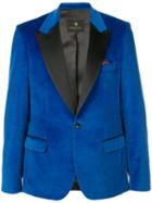 Lords And Fools Velvet Blazer - Blue