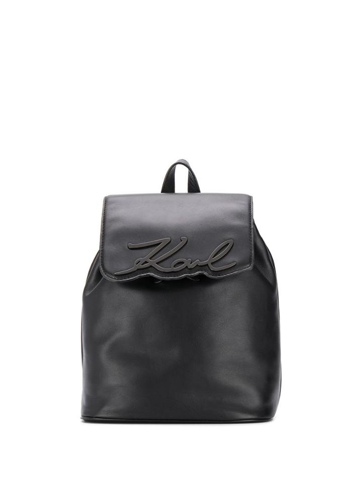 Karl Lagerfeld K Signature Backpack - Black