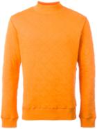 Soulland - Huddle Sweatshirt - Men - Cotton - L, Yellow/orange, Cotton