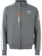 Hackett 'aston Martin Racing' Zipped Sweatshirt, Men's, Size: Medium, Grey, Cotton/spandex/elastane