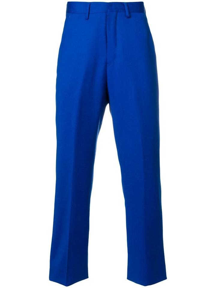 Paura Paura X Kappa Straight-leg Logo Trousers - Blue
