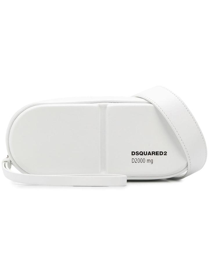 Dsquared2 Pill Belt Bag - White