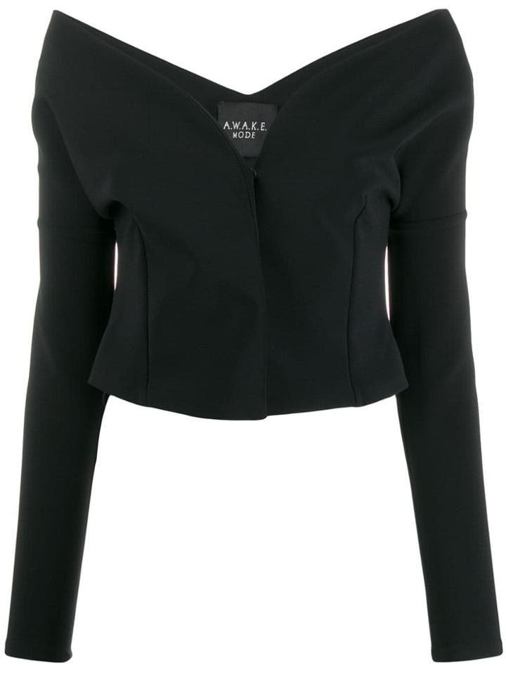 A.w.a.k.e. Mode Long Sleeved Blouse - Black