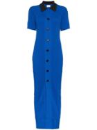 Simon Miller Laurin Buttoned Down Dress - Blue