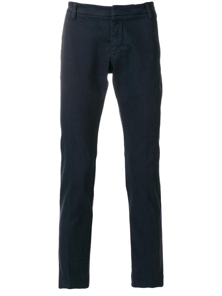 Entre Amis Slim-fit Trousers - Blue