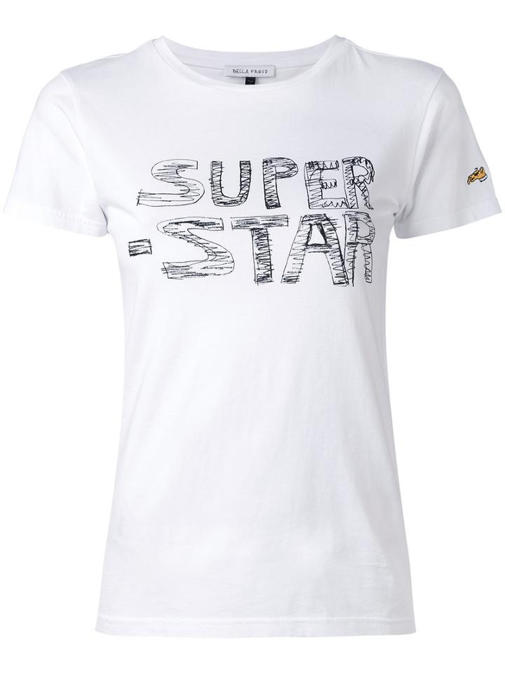 Bella Freud - 'superstar' T-shirt - Women - Cotton - Xs, White, Cotton